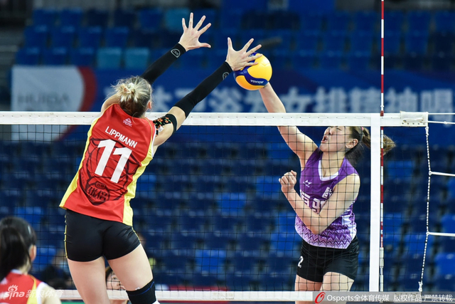 上海女排3-0广东获联赛第三