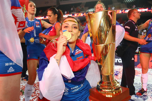 女排欧锦赛颁奖仪式