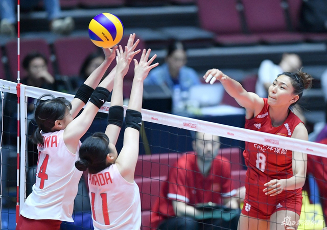 亚锦赛中国女排3-2日本进四强