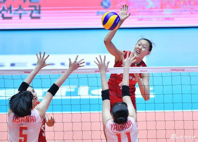 亚锦赛中国女排3-2日本进四强