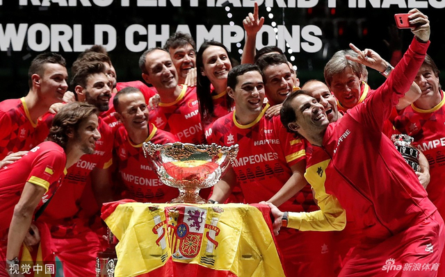 戴维斯杯西班牙2-0夺得冠军