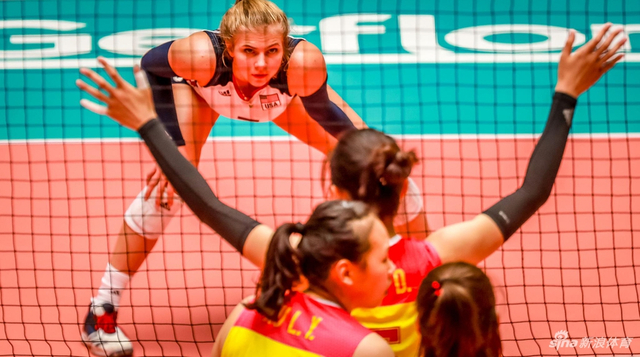 女排世青赛中国3-0美国获第七