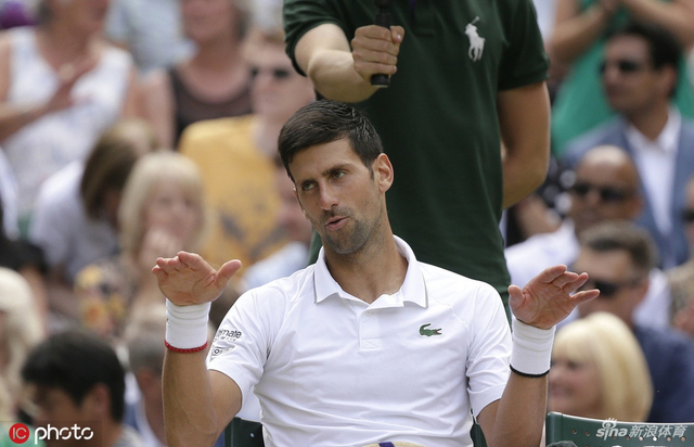 [温网男单决赛]德约科维奇3-2费德勒