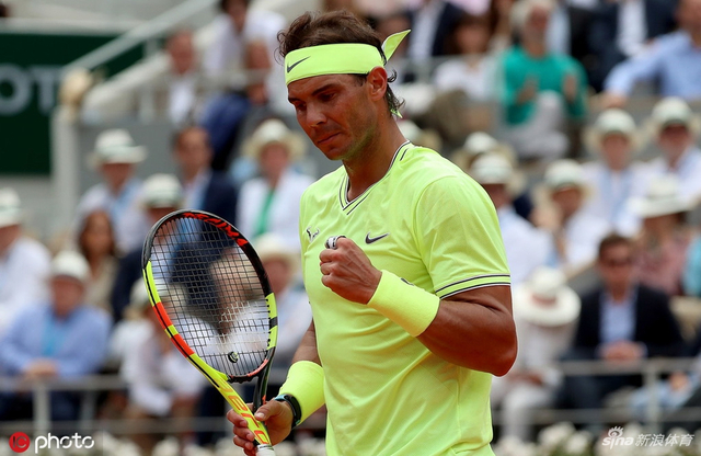 法网决赛纳达尔3-1蒂姆夺冠