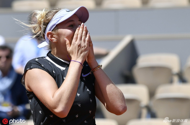 法网哈勒普0-2阿尼西莫娃