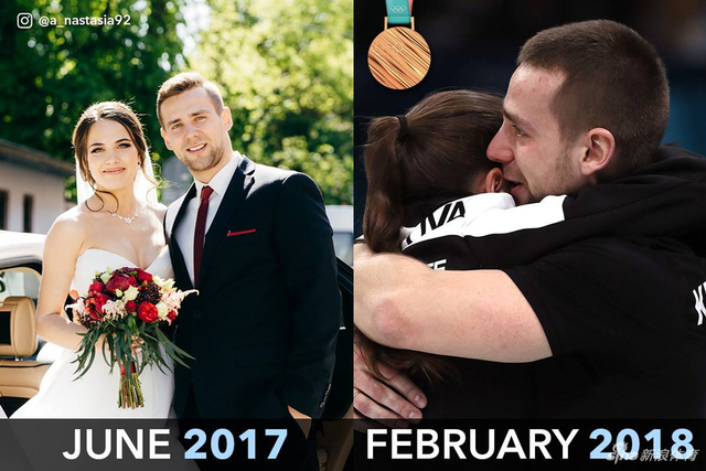 俄罗斯冰壶高颜值夫妻档走红