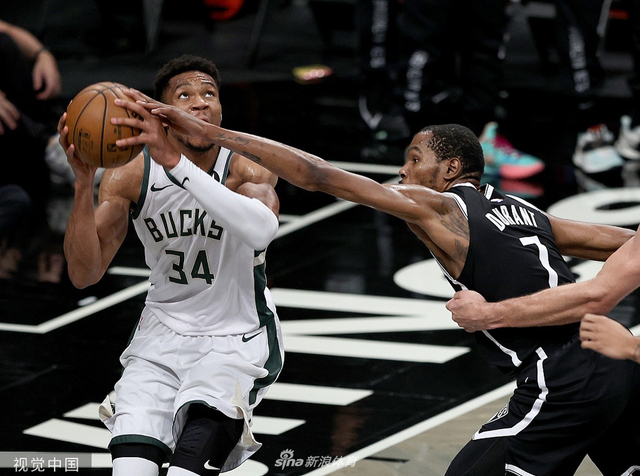 [nba季后赛]雄鹿加时113-111篮网 kd空砍48分