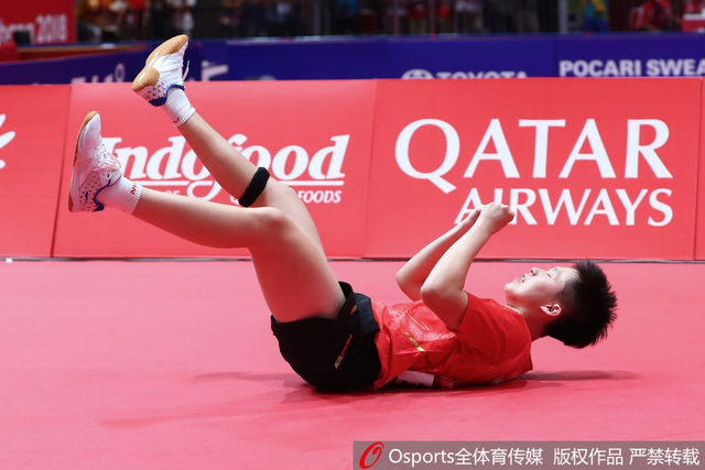 亚运会乒乓球男团中国横扫韩国摘金