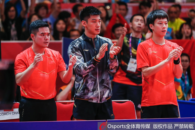 亚运会乒乓球男团中国横扫韩国摘金
