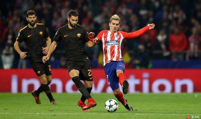 格里兹曼拼抢积极