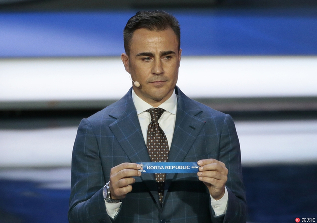 卡纳瓦罗抽出韩国队