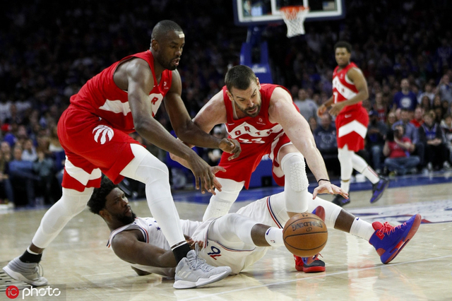 [高清组图]东部半决赛76人大胜猛龙扳成3-3