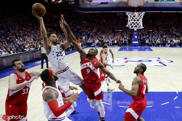 [高清组图]东部半决赛76人大胜猛龙扳成3-3