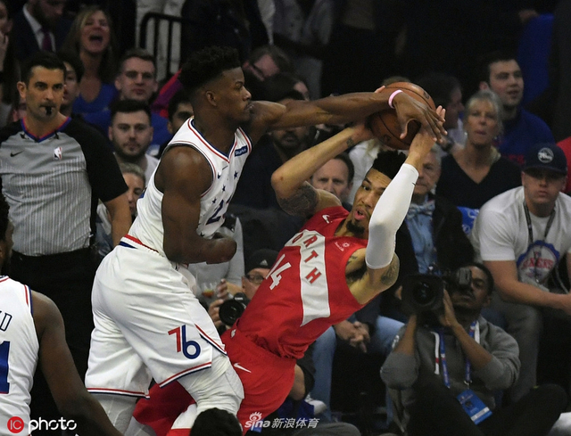 [高清组图]东部半决赛76人大胜猛龙扳成3-3