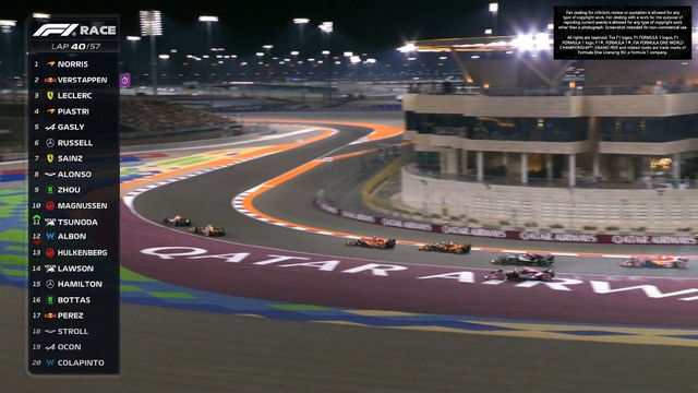 图集-2024F1卡塔尔大奖赛正赛