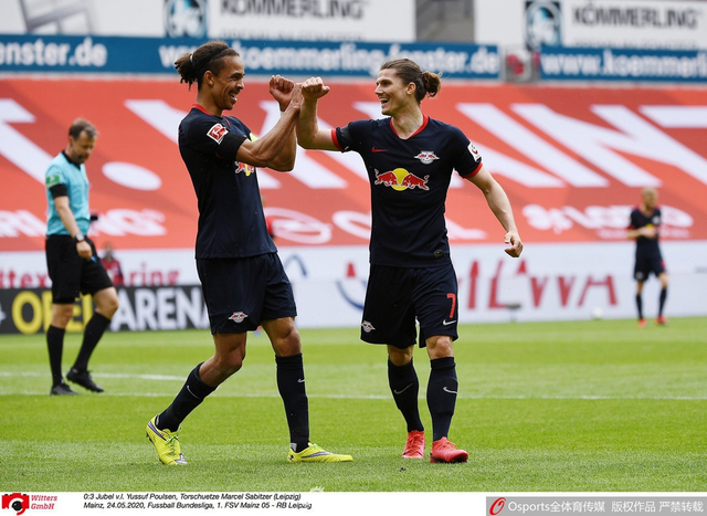 2020年5月24日,2019-2020赛季德甲联赛第27轮:美因茨05队0