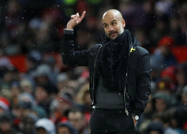 瓜迪奥拉击败曼联