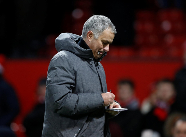 赛后的穆里尼奥