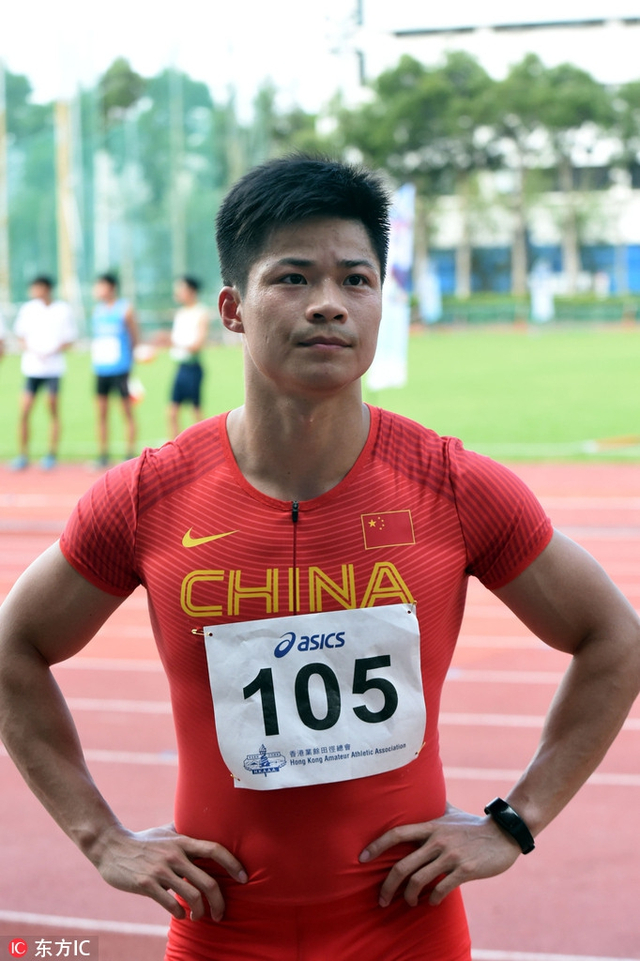 香港田径锦标赛苏炳添夺冠
