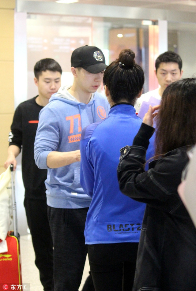 马龙许昕德国公开赛后回国