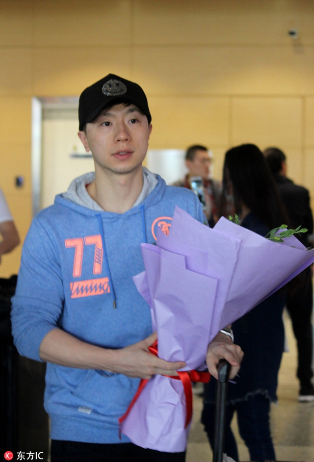 马龙许昕德国公开赛后回国