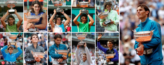 2018法网男单颁奖仪式