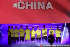 汤杯决赛中日双方出场仪式