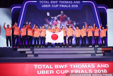 2018尤伯杯颁奖仪式