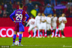 [西甲]塞维利亚1-1巴萨 登贝莱助攻