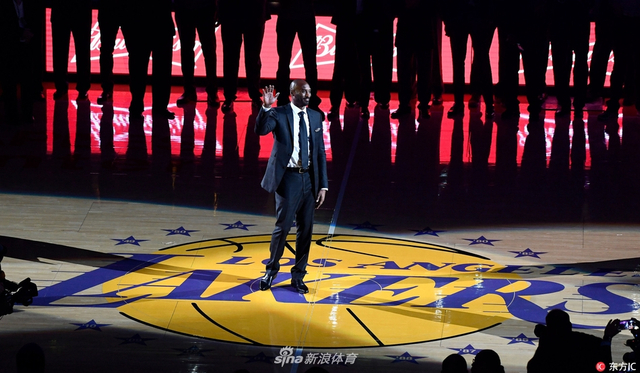 科比球衣退役仪式现场合集