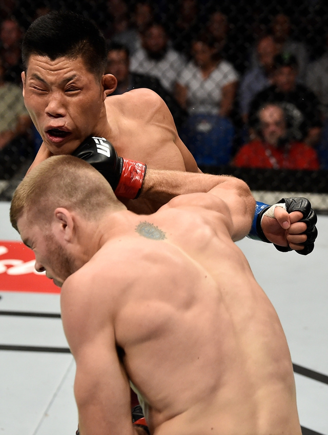 李景亮对决马修斯精彩集锦 