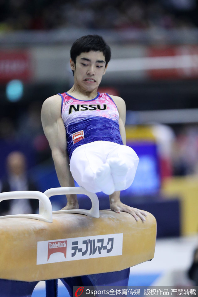 白井健三的鞍马