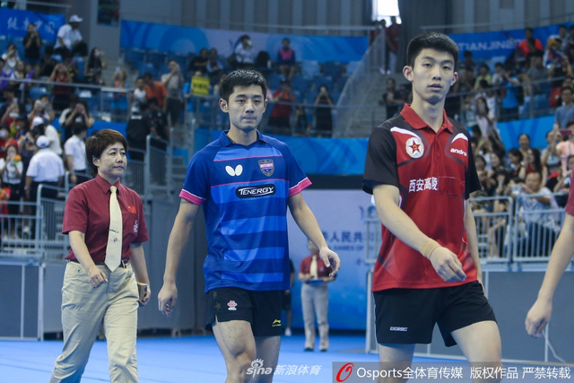 男单1/8决赛张继科负周恺