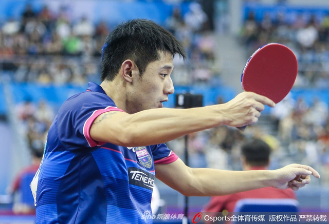 男单1/8决赛张继科负周恺