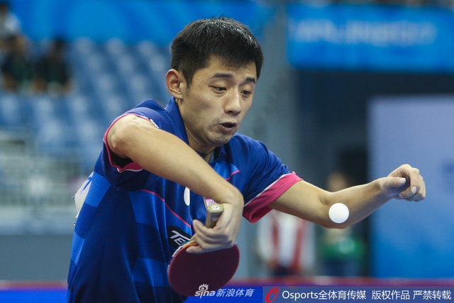 男单1/8决赛张继科负周恺