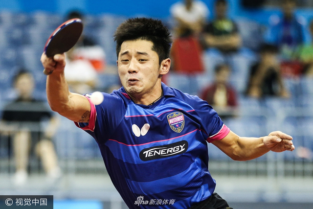 男单1/8决赛张继科负周恺