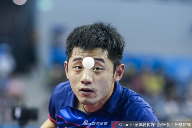 男单1/8决赛张继科负周恺