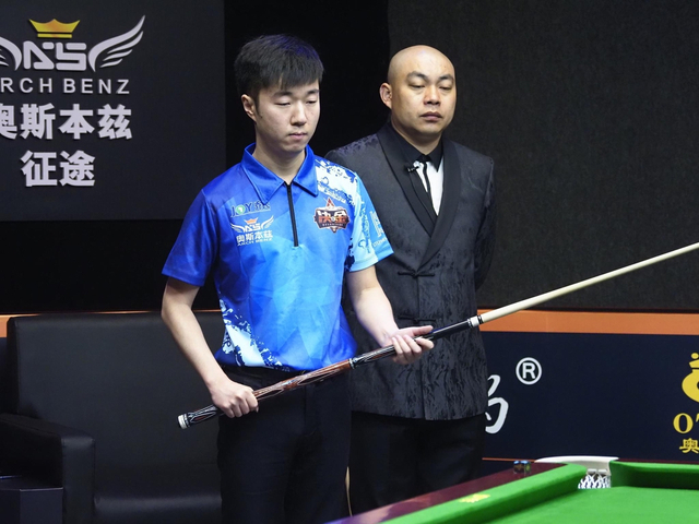 程野搭档最美台球女裁判执裁