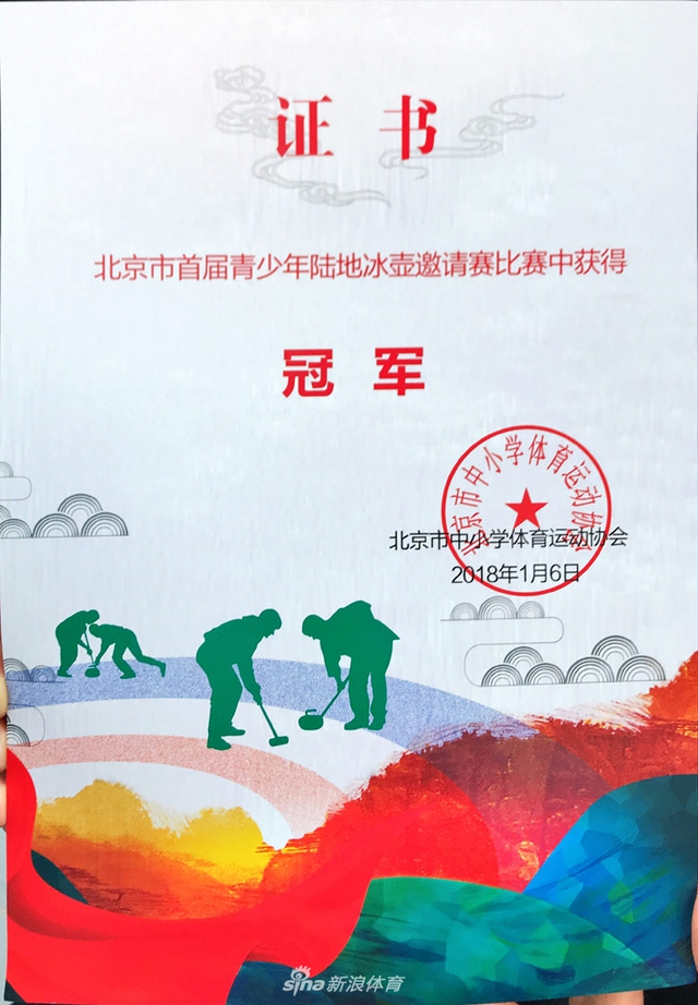 冠军证书