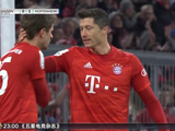 穆勒传射莱万2球 德国杯拜仁4-3淘汰霍村