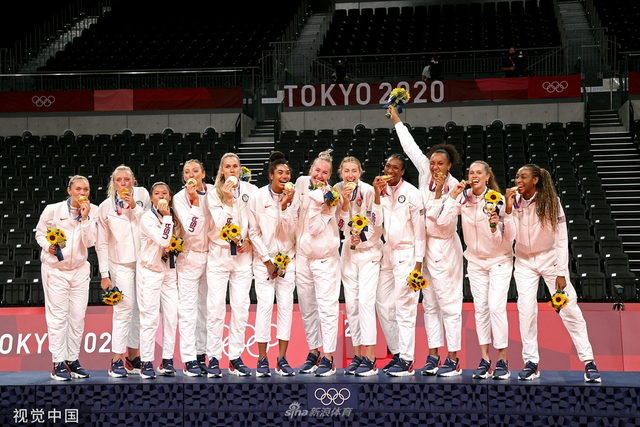 美国女排大胜巴西夺金 金牌数反超中国