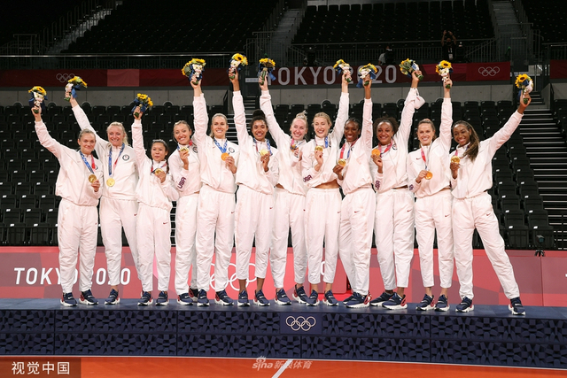 美国女排大胜巴西夺金 金牌数反超中国