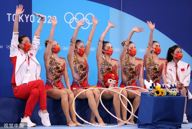 艺术体操团体中国队获第四