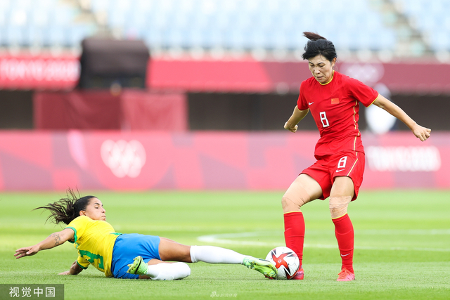 [奥运女足]中国女足0-5巴西女足