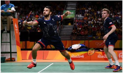 兰格里奇与埃利斯在里约奥运上获得羽毛球男双铜牌