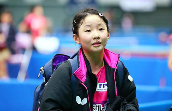 张本美和已经接连战胜中国孩子。