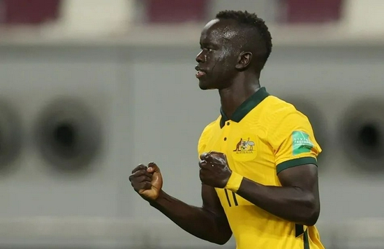 对阵中国的比赛中打进一球的马比尔