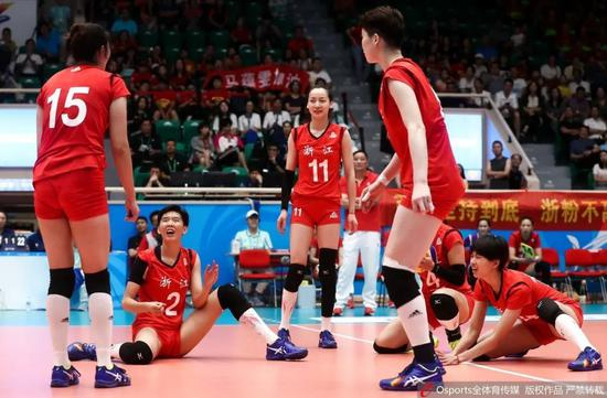 2017全运会浙江女排不敌上海