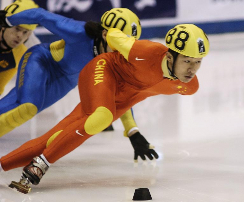 隋宝库个人滑冰精彩瞬间