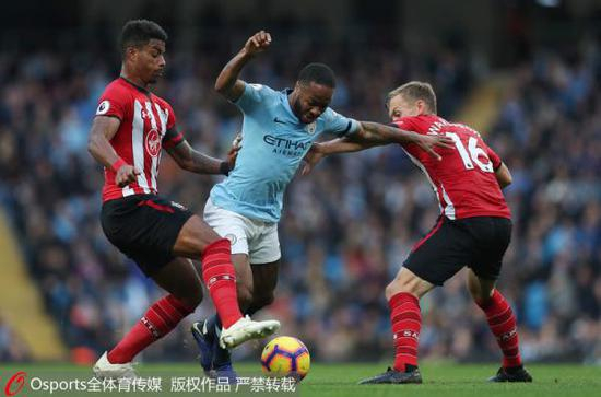 本场比赛前，斯特林的效率并不算最高。